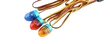 ARM Flashing LED Lights Set Blue /Orange