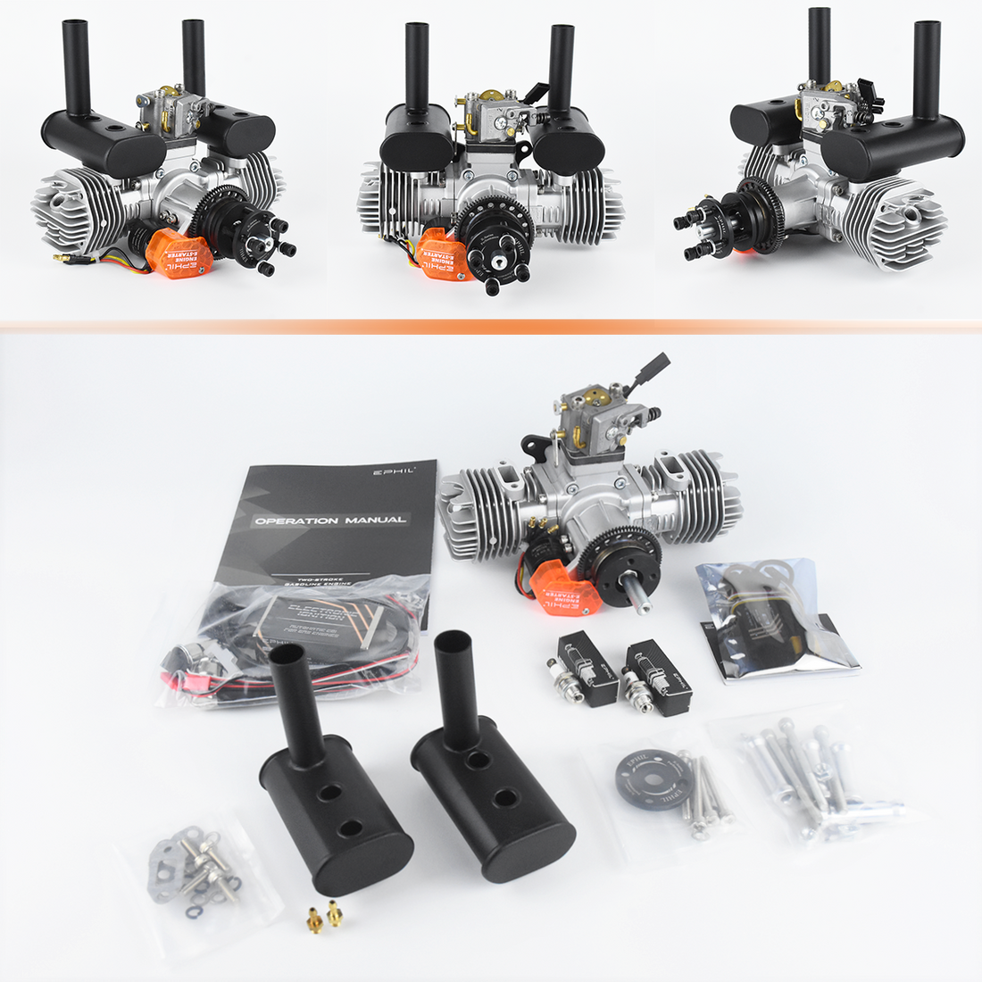 Awesome 40cc electric start engine for RC airplane – EPHIL Australia